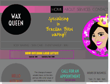 Tablet Screenshot of brazilianwaxingqueen.com